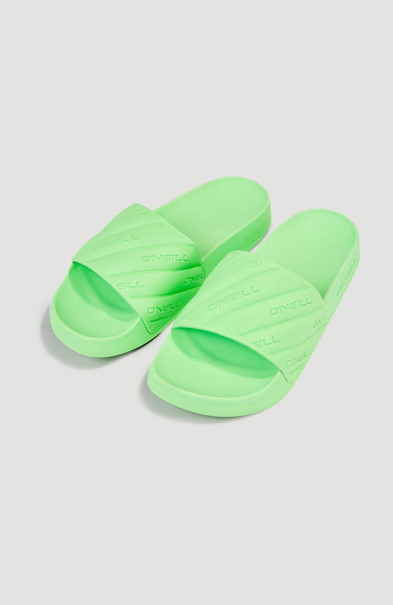 O'Neill Neon Green Slides