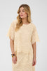 Cream Baja Short Sleeve Blouse