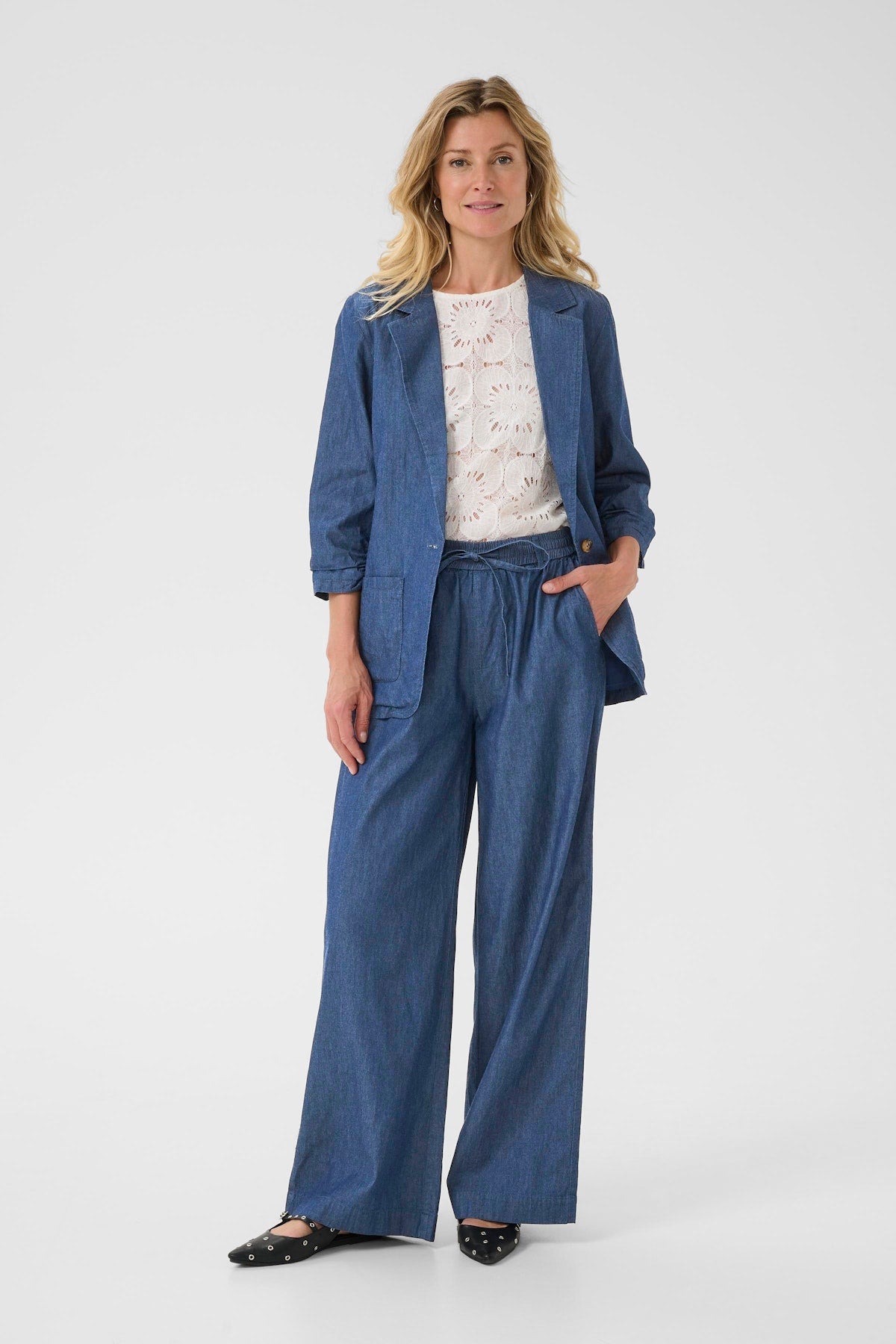 Cream Tallie Pant